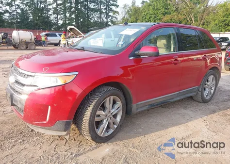 2012 Ford Edge Limited z USA, uszkodzony, nr VIN 2FMDK3K96CBA70254